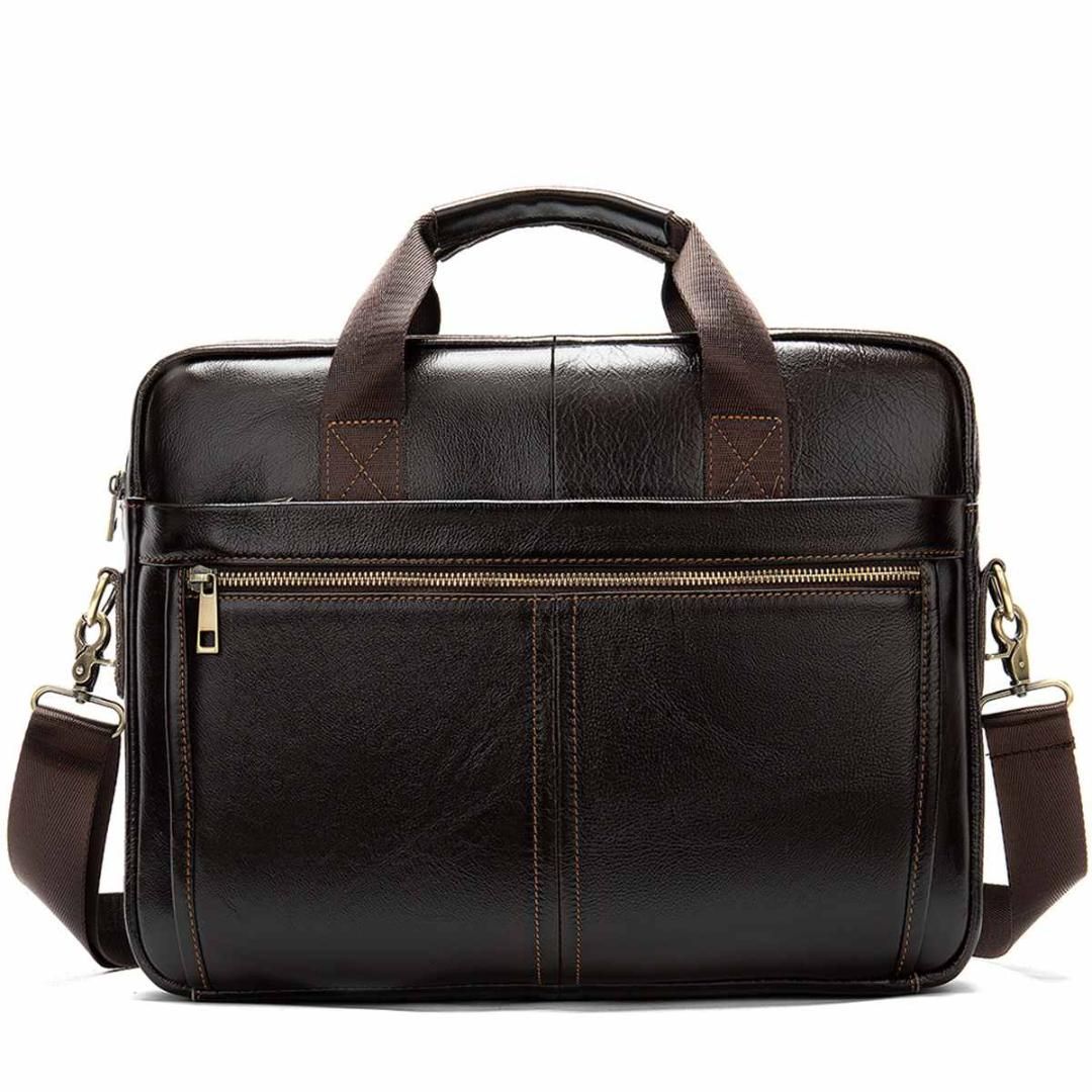 Cowhide Leather Briefcase Mens Genuine Leather Handbags Crossbody Bags ...