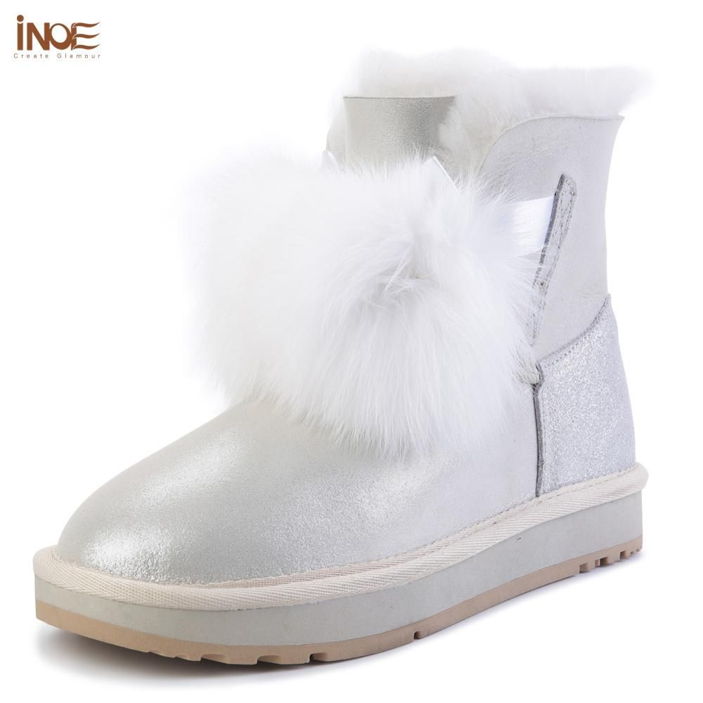 fur lined walking boots