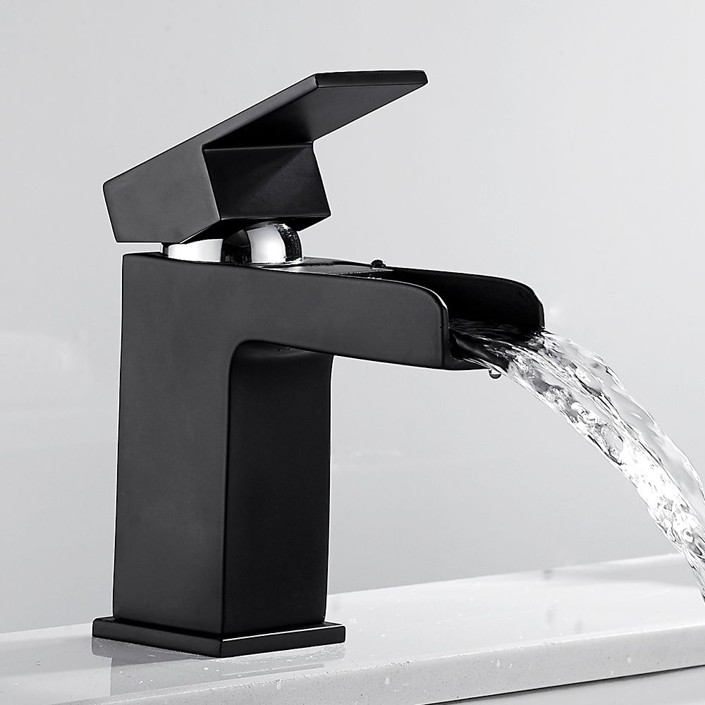 Jacuzzi Duncan Matte Black 1 Handle 4 In Centerset Watersense