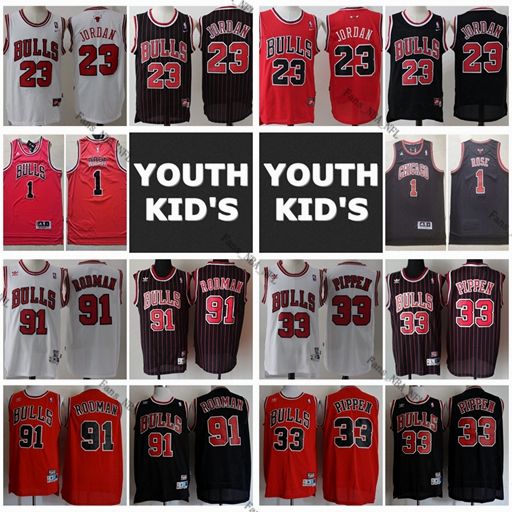 scottie pippen kids jersey