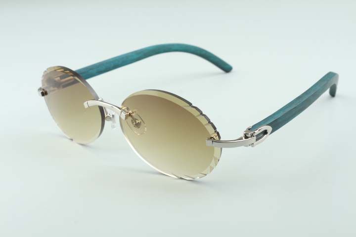 2021 Nieuwste Klassieke Mode Snijlenzen Zonnebril A3524016 9, Groene  Natuurlijke Houten Tempels Retro Ovale Bril, Maat: 58 18 135mm Van  Dannyglasses, 54,15 € |DHgate