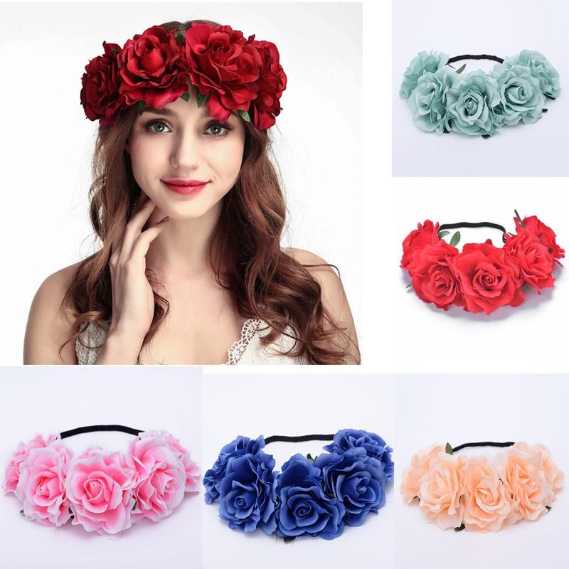 artificial flower tiara
