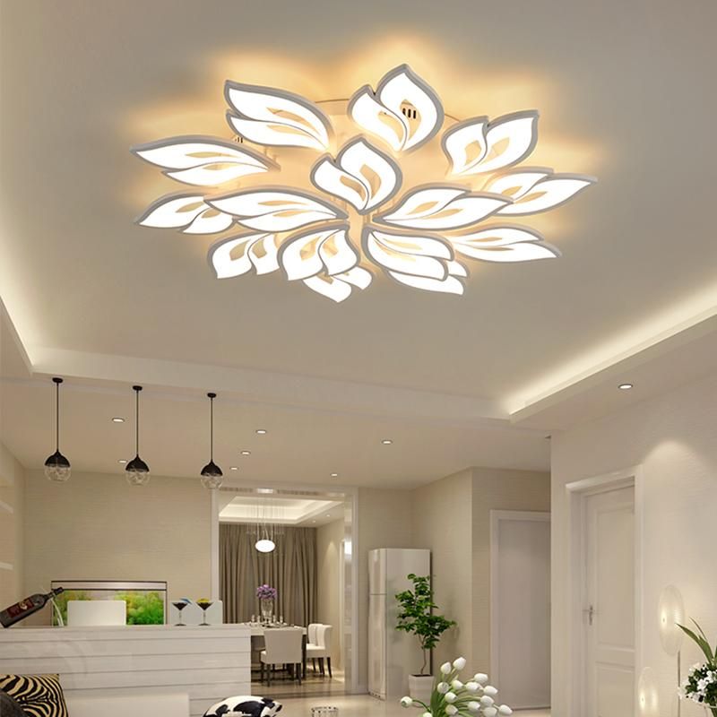 modern leaf chandelier