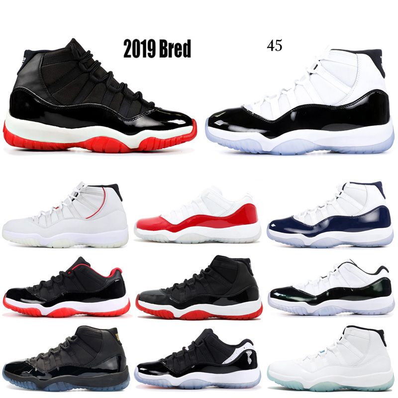 2020 2019 New Bred Air Jordan Retro 11 Basketball Shoes Infrared