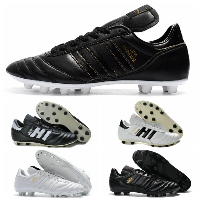Acheter Cuir De Copa Mundial FG Soccer Crampons Coupe Du Monde 2015 Chaussures De Football Bottes Noir Blanc Orange Chaussures De Football Futbol Taquets De 49,05 € Du Turbe_sports | Fr.DHgate.Com