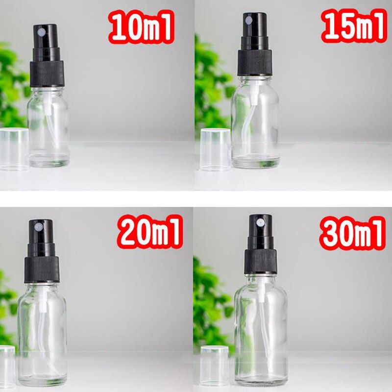 Refillable Perfume Glass Spray Bottle 10ml 15ml 20ml 30ml 50ml 100ml