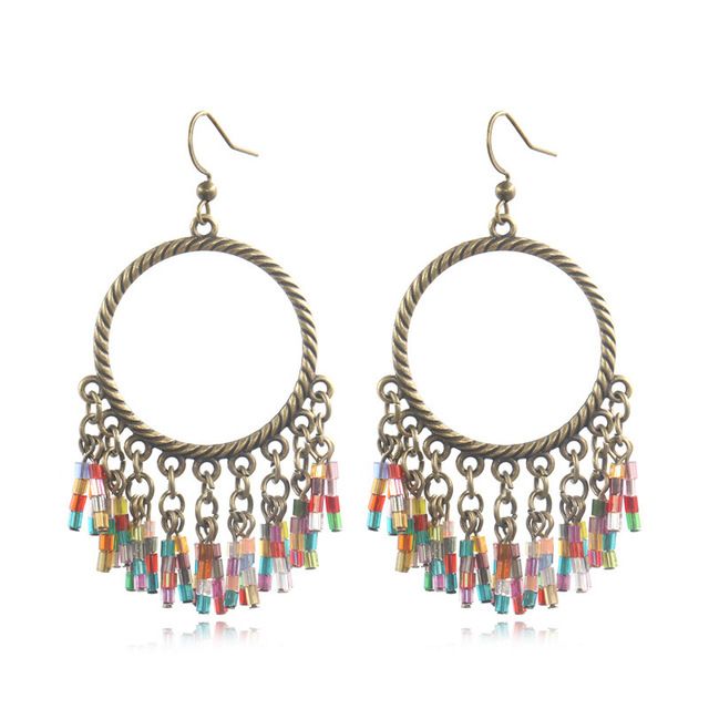 Pendientes De Bronce De La Tribu India Pendientes Colgantes Pendientes De Bronce De La Tribu India Pendientes Colgantes