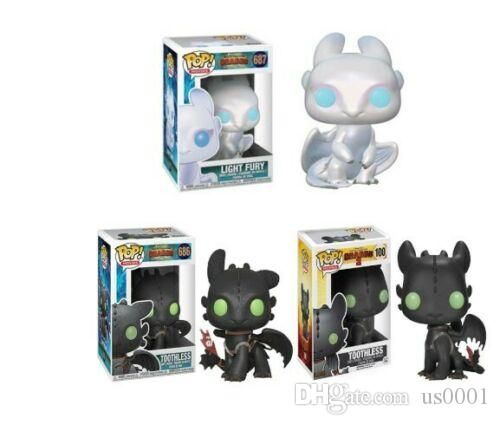 funko pop toothless and light fury