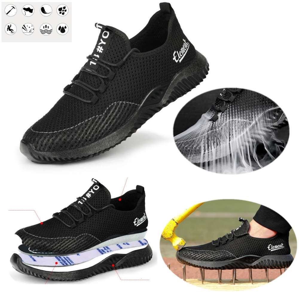 breathable safety trainers