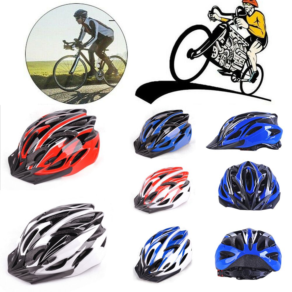 USA Cycling Bicycle Adult Men Womens Bike Helmet With Visor Mountain Shockproof 
