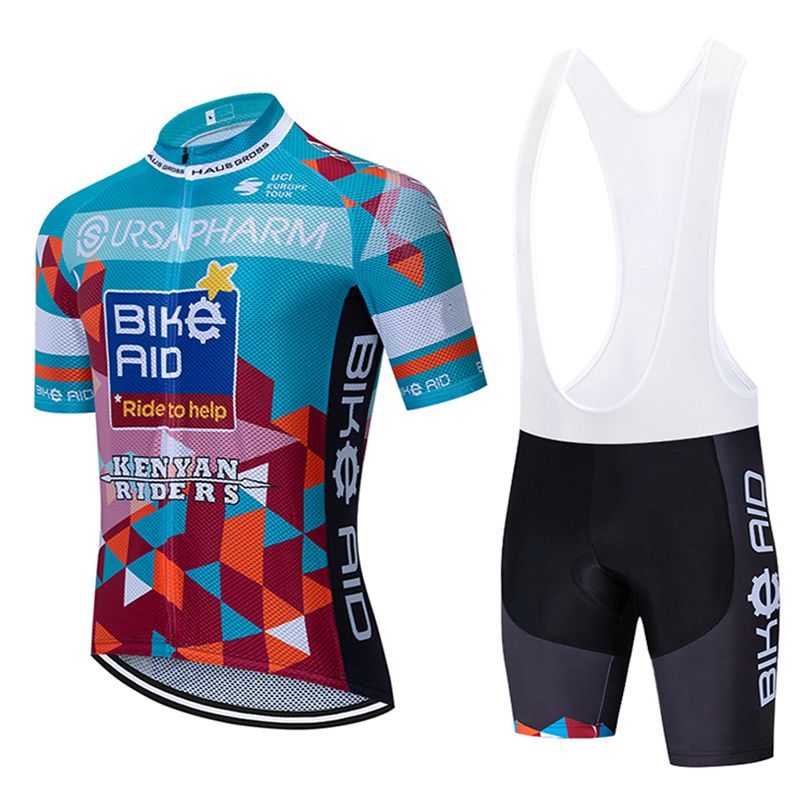 Equipo WS2 FC omo cyling jersey 20D pantalones de bicicleta traje para hombres de verano de secado rápido pro ciclismo camisas Maillot Culotte wear #Multi 
