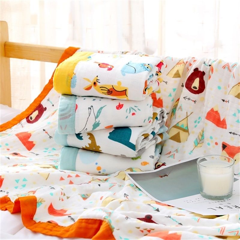 fox swaddle blanket