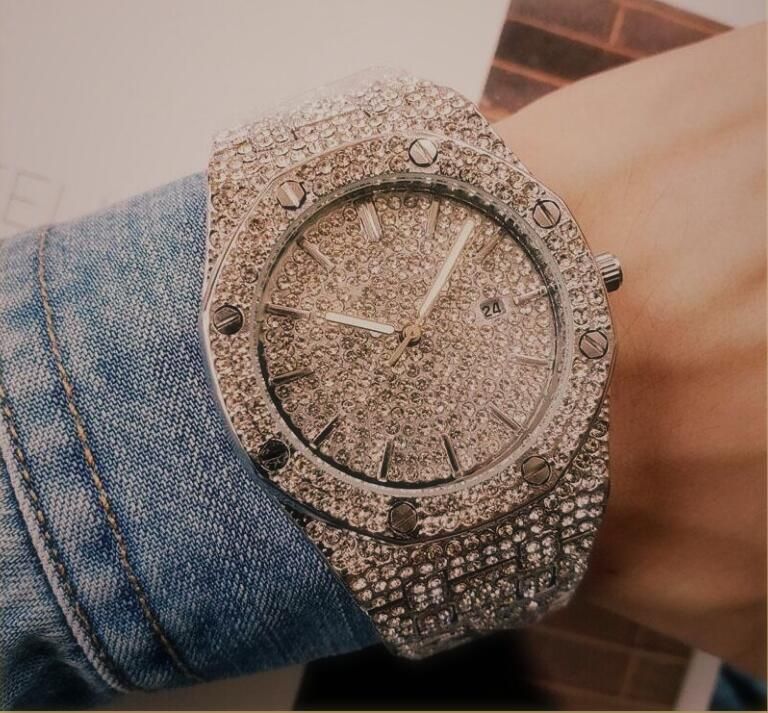 male diamond watch