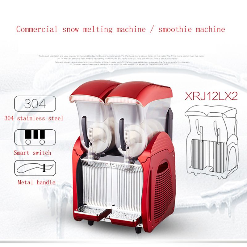 Compra Nuevo Tipo 2 Máquina De Licuados De Tanques 12L * 2 Máquina De  Aguanieve Máquina De Fusión De Nieve Barato | Entrega Rápida Y Calidad |  Es.Dhgate