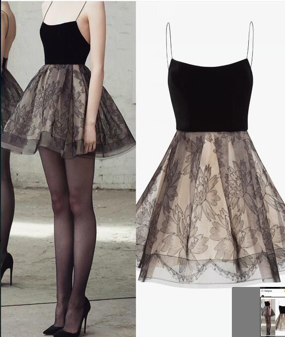 Compra Vestidos Elegantes Modestos De Lujo 2021 Vestido De Fiesta Sexy  Vestidos De Cóctel Corto De Terciopelo Negro Apliques Vestidos De Noche  Barato | Entrega Rápida Y Calidad | Es.Dhgate