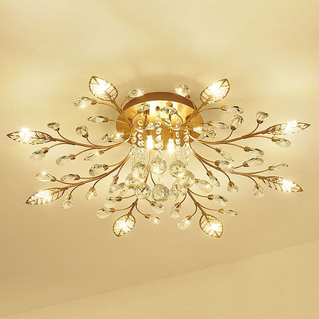 2019 New Item Fancy Ceiling Light Led Crystal Ceiling Lamp Modern Lamps For Living Room Lights Ac110 240v Diy Crystal Lighting From Topmeed 114 88