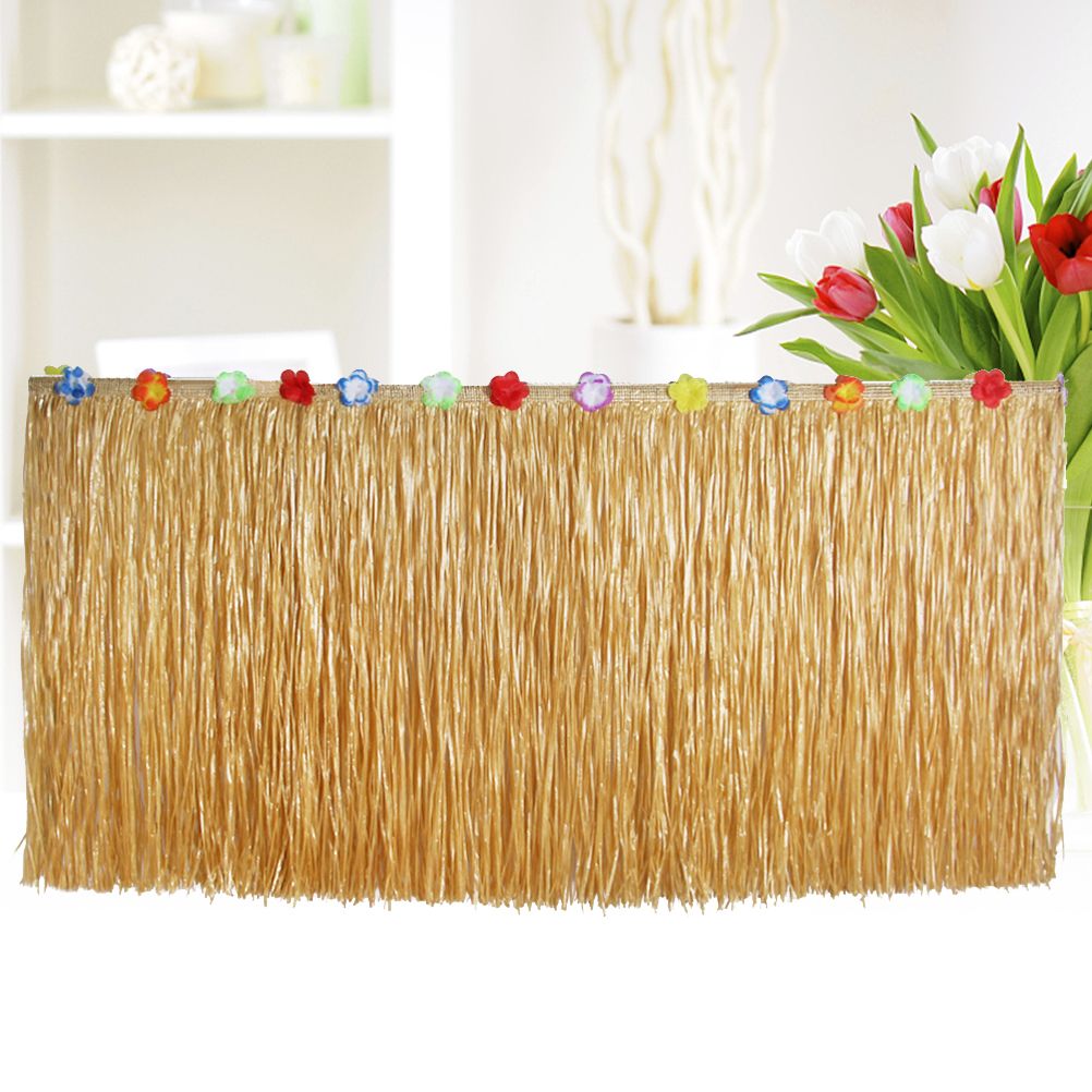 saia de mesa havaiana de plastico