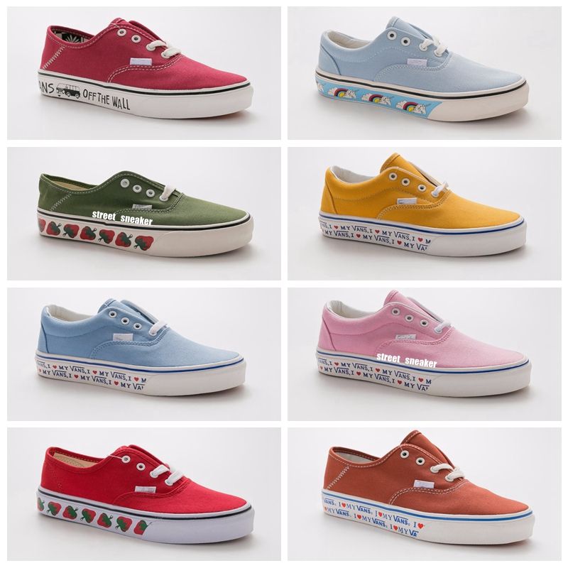 vans green strawberry