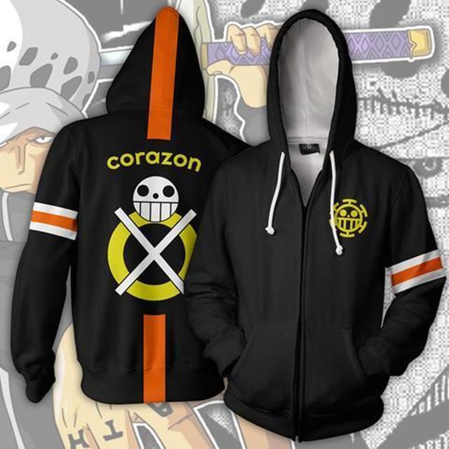 one piece law hoodie