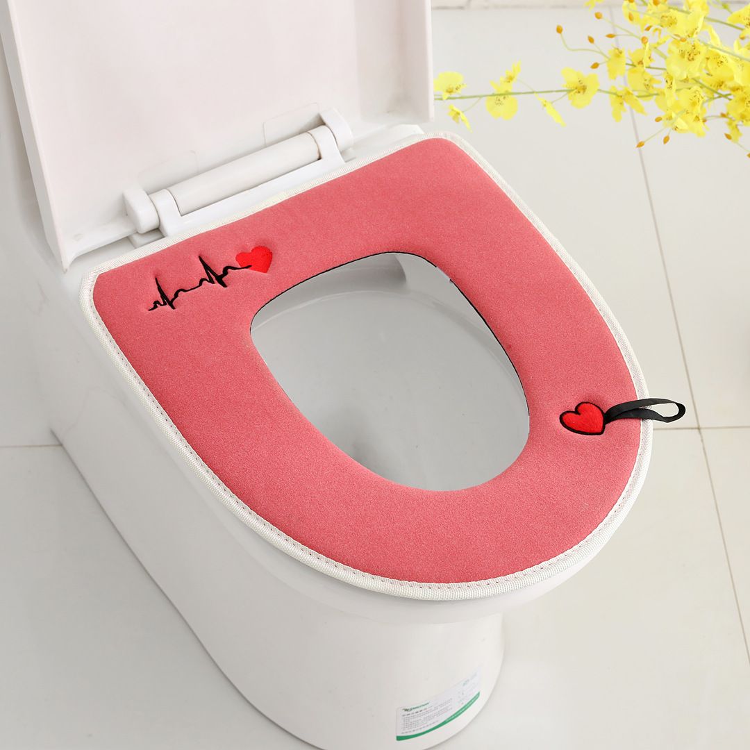 2020 General Closestool Mat Winter Toilet Seat Household Lovely Ou