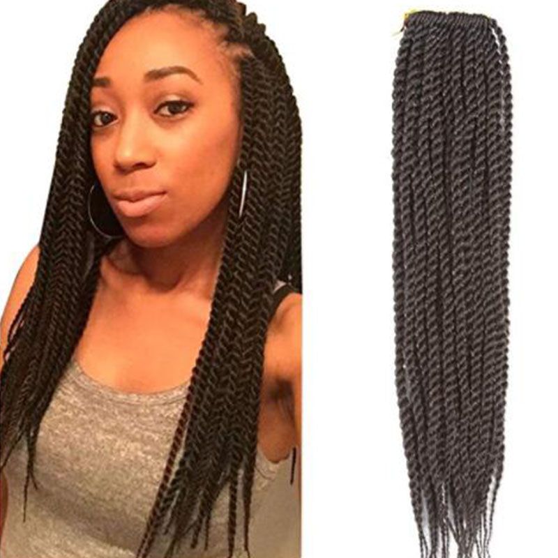 2020 8packs 18 Crochet Hair Small Brown Havana Mambo Twist Crochet