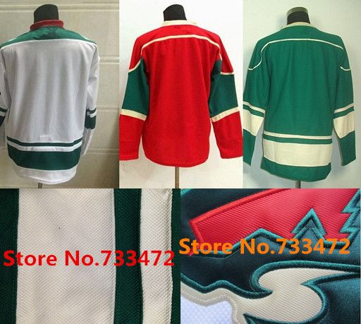 blank minnesota wild jersey