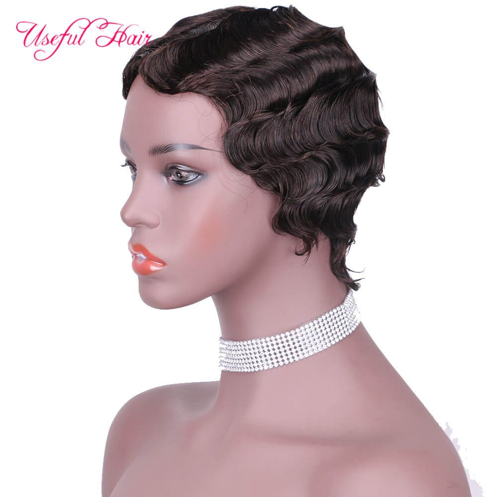 #2 human hair wigs NO.9012