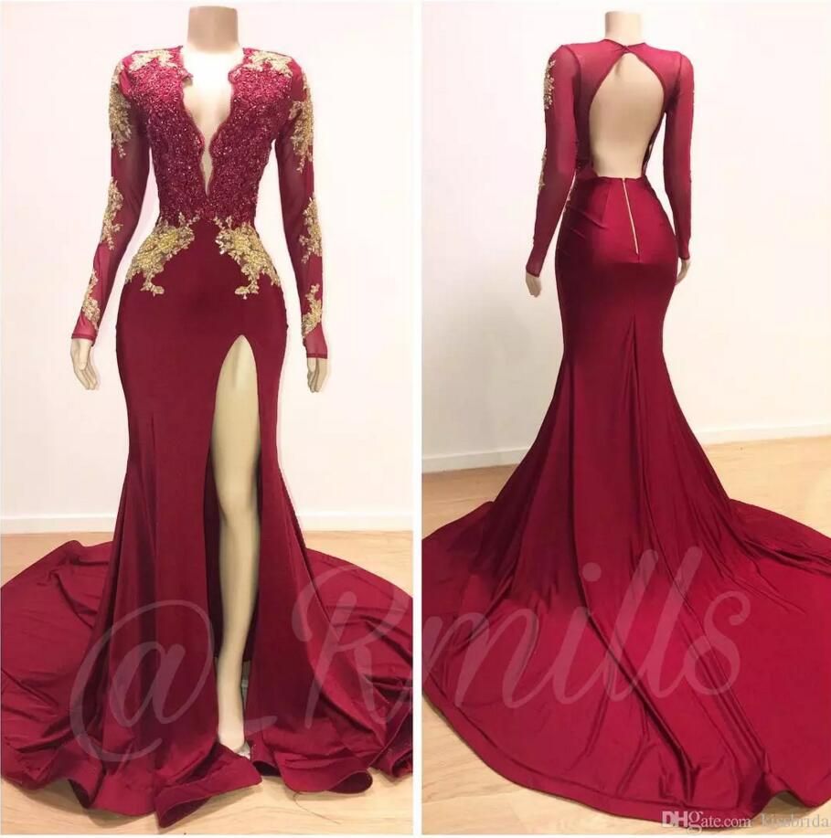 In Stock Size 6 Brand New Elegant White Long Sleeves Long Prom Dress