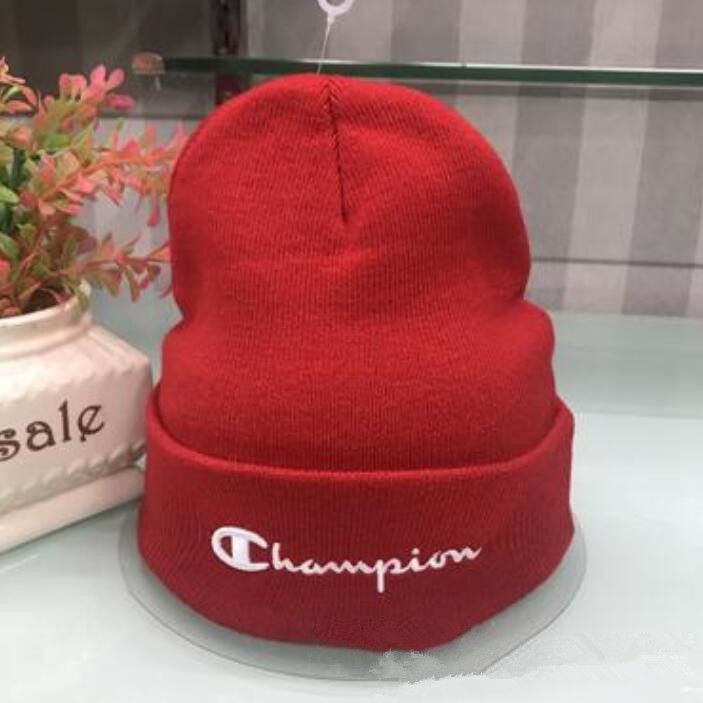 red champion beanie
