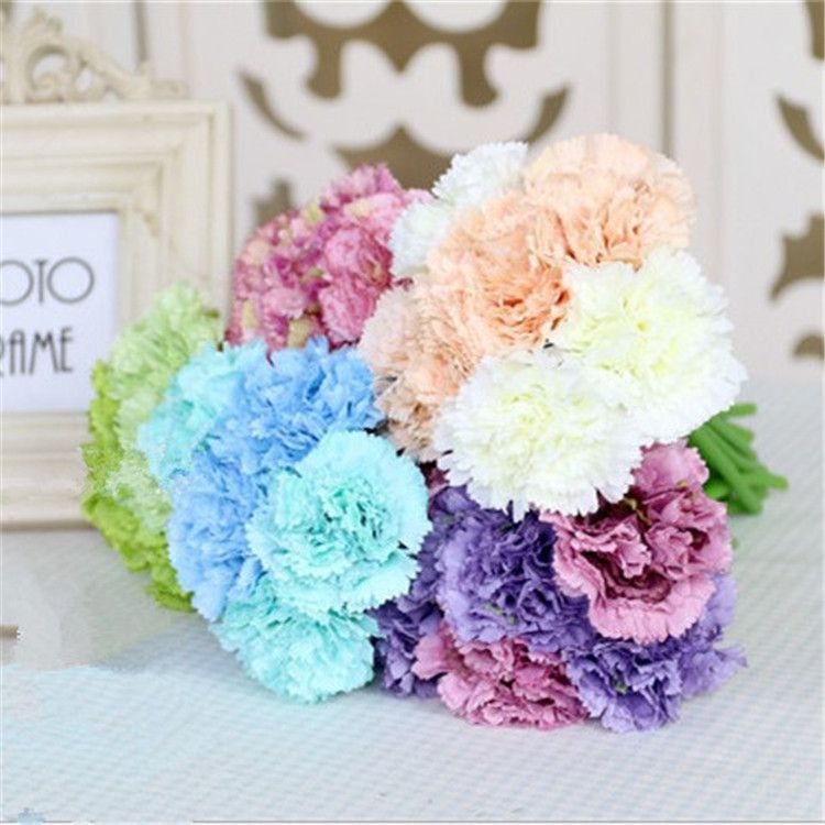 Buy Best And Latest BRAND Artificial Carnation Bouquet Korean Emulation Bouquet Bride Holding
