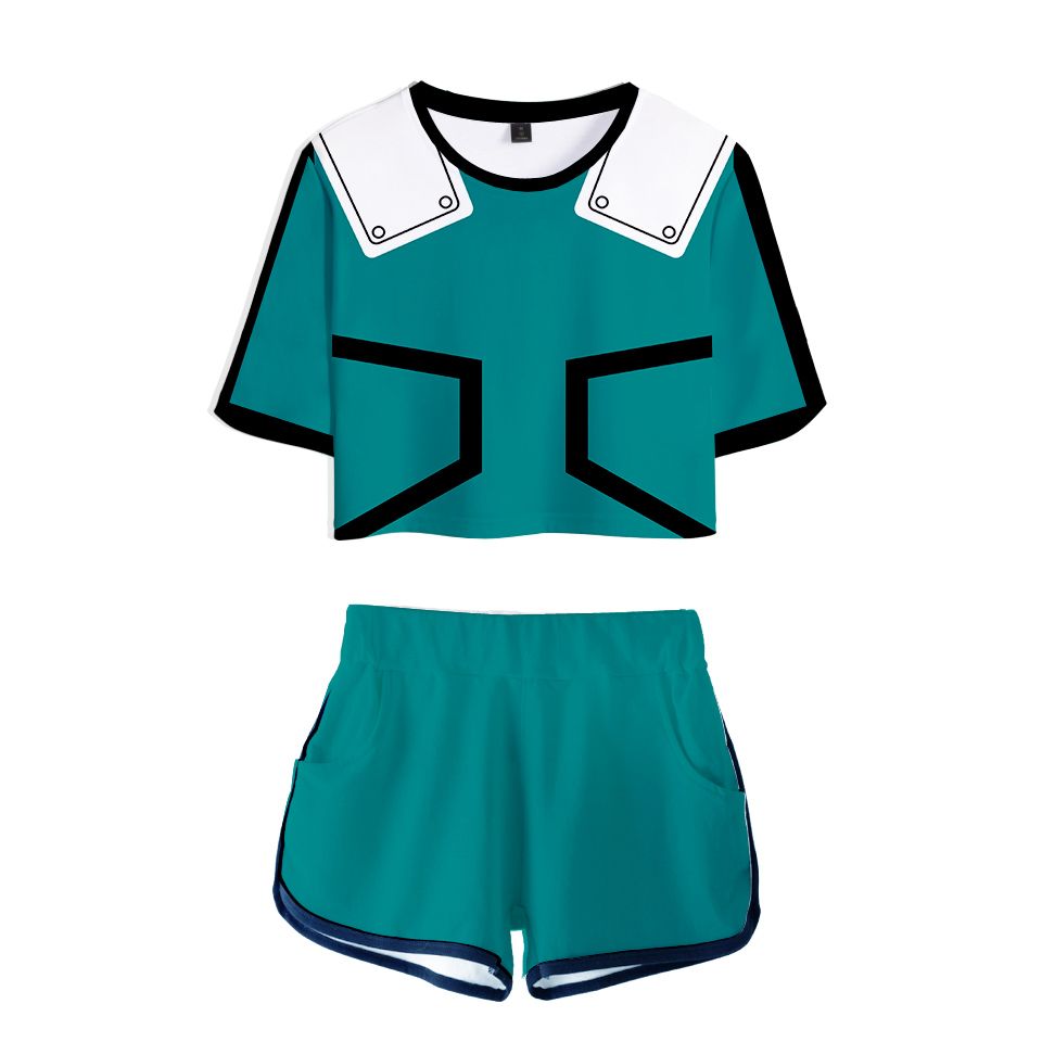 My Hero Academia Hot Anime Cool Midriff T-shorts Sexy Club Suit Vrouwen Summer Excellent Quality Hip-hop Short T-shirts Men J190613 My Hero Academia Hot Anime Cool Midriff T-shorts Sexy Club Suit Vrouwen Summer Excellent Quality Hip-hop Short T-shirts Men J190613