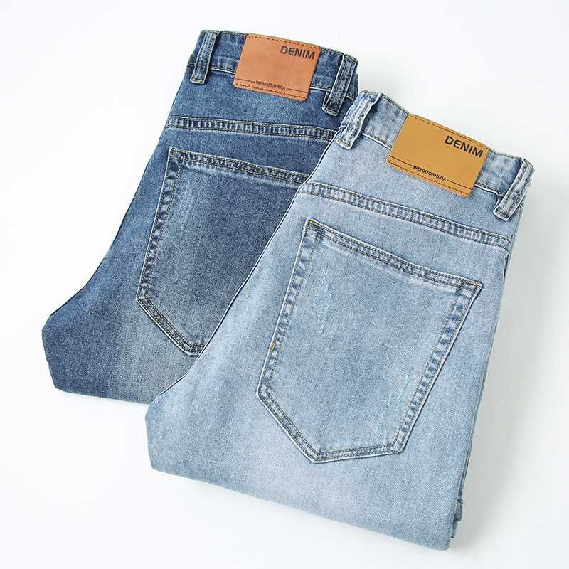 Compre Ocasionales Adelgazan Stretch Jeans Moda Estilo Clásico De 2020 De  Los Nuevos Hombres Pantalones De Algodón Azul Claro Del Dril De Marca  Pantalones Hombre Homme, 501 A 27,15 € Del Hoto | Es.Dhgate.Com