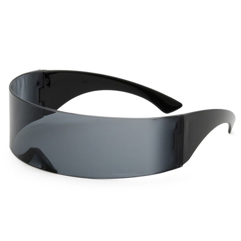 Compra Gafas De Sol Futurista Partido Cíclope Monoblock Envuelto Alrededor  Del Espejo Vidrios Traje De Cosplay Barato | Entrega Rápida Y Calidad |  Es.Dhgate