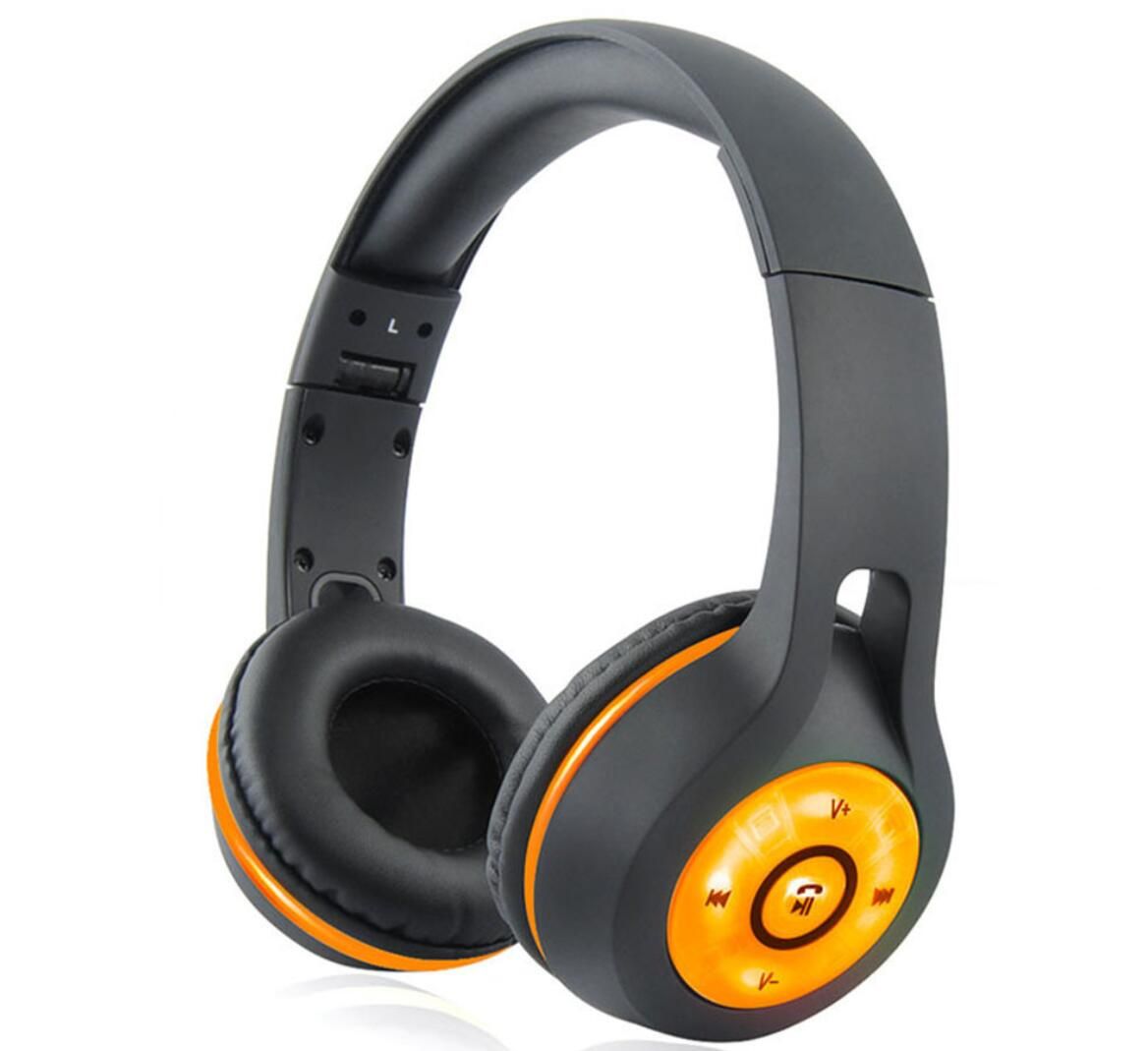 Acquistare Cuffie Bluetooth LED Cuffie Bluetooth Colorate Cuffie Wireless  Portatili Con Design Pieghevole. Economico | Consegna Veloce E Qualità |  It.Dhgate