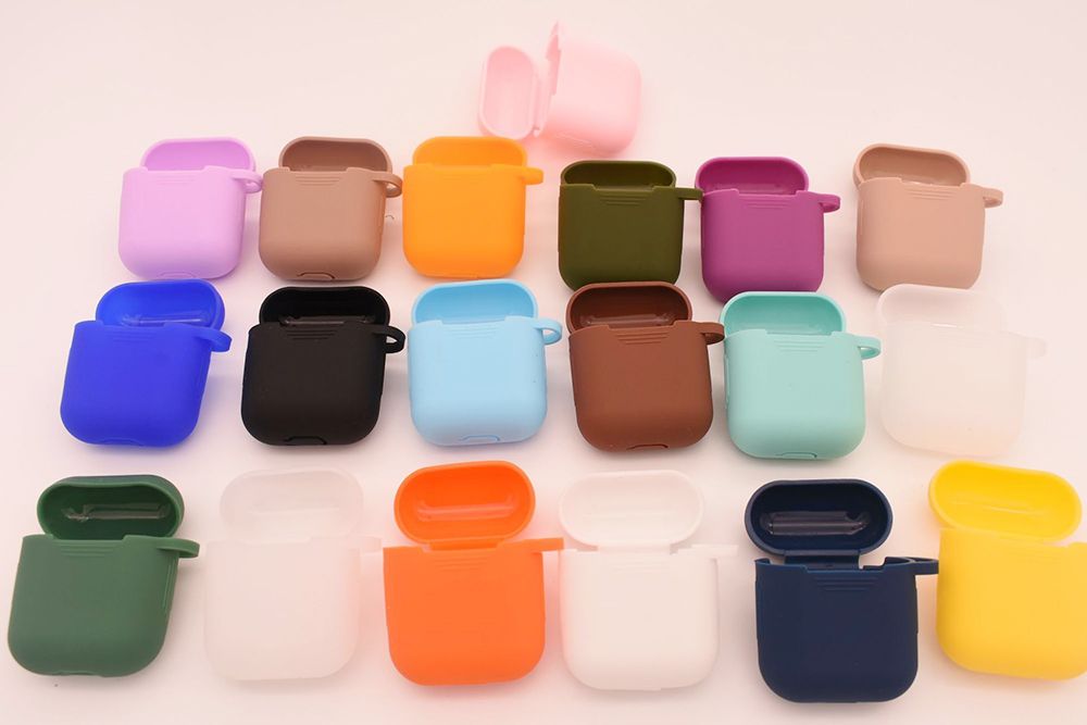 Baby Blue Silicone Airpods Case For 