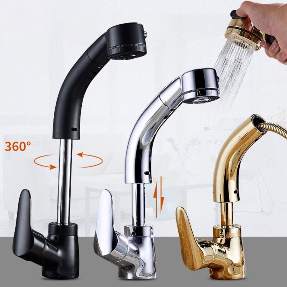 2020 Extensible Spray Head Kitchen Sink Faucet Luxury 360 Degree
