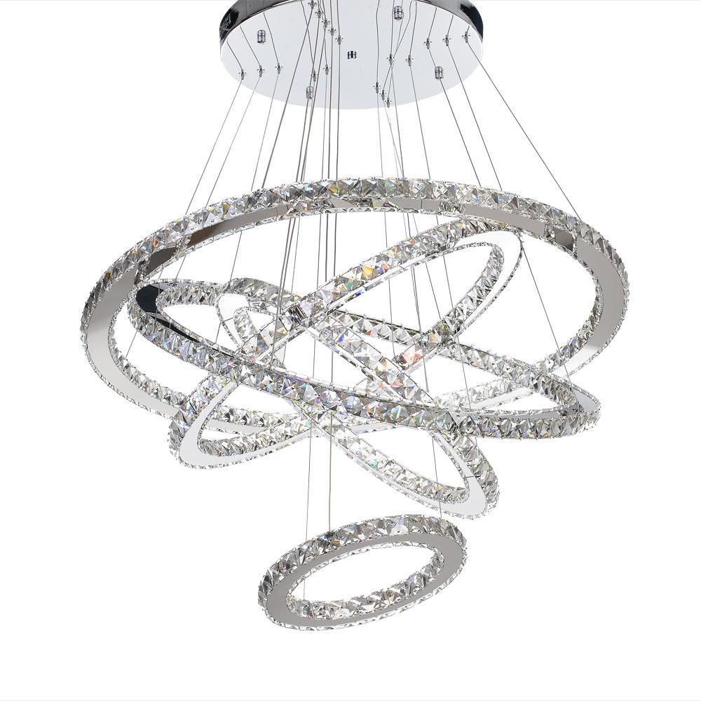 modern circular led chandelier
