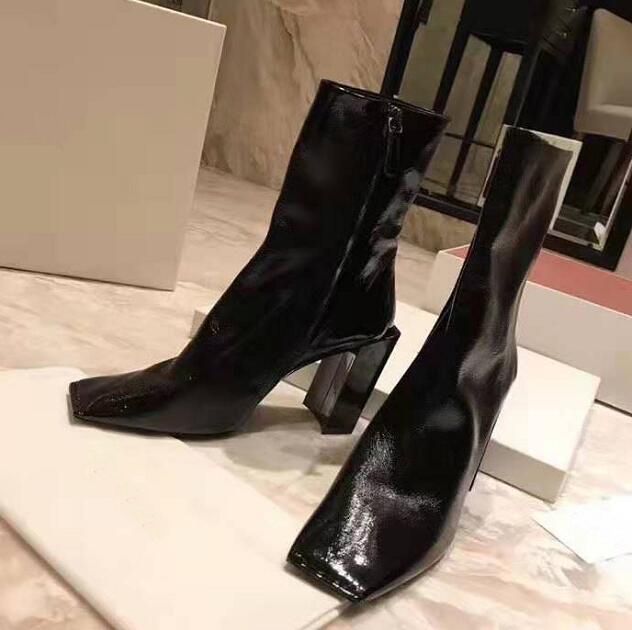 ankle boots square heel