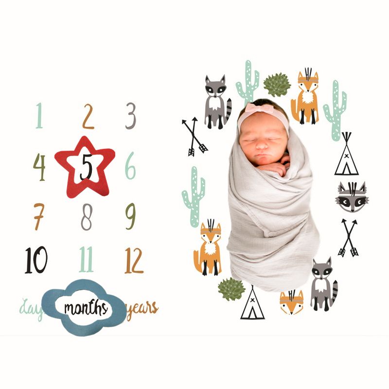 baby calendar blanket