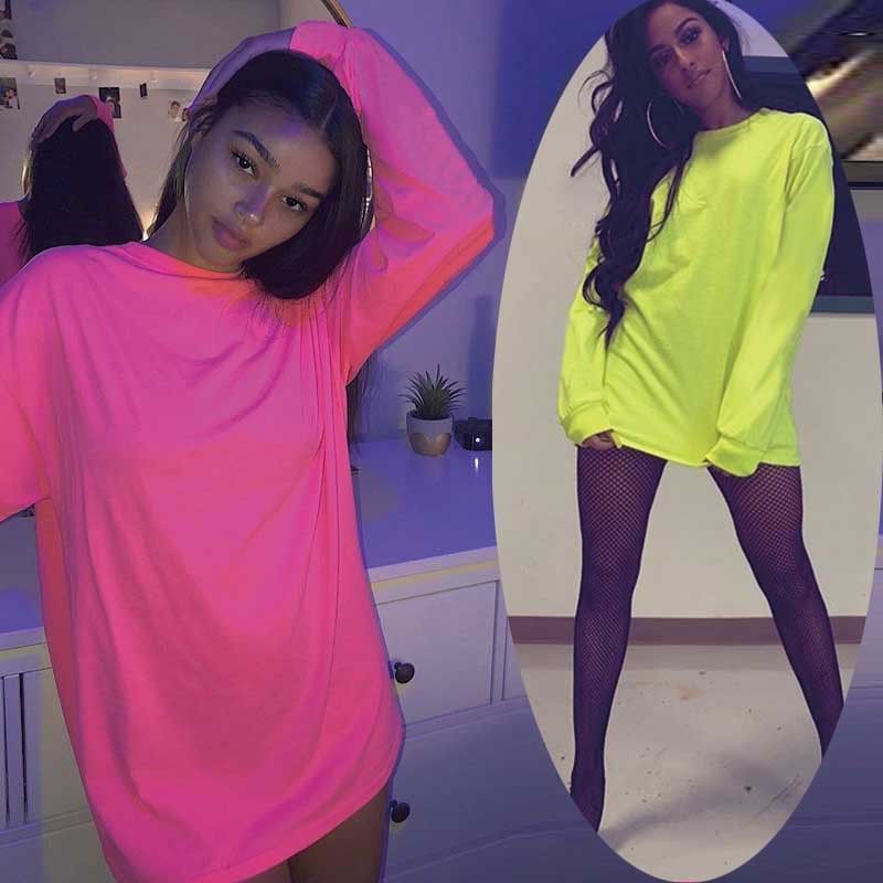 neon green womens hoodie