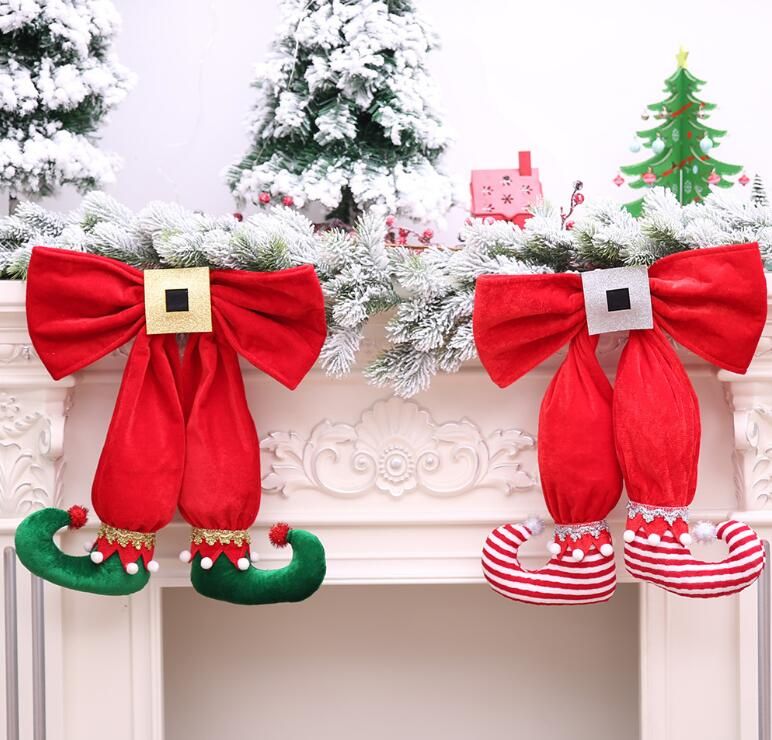 Whole Christmas Top Tree Decoration Bow Elf Boots Pendant Xmas Hanging Ornament For Home New Year Party Scenes Arrangement At 6 31 Dhgate Com - Christmas Elf Decorations Home Visit Whole Christmas Top Tree Decoration Bow Elf Boots Pendant Xmas Hanging Ornament For Home New Year Party Scenes Arrangement At 6 31 Dhgate Com - Christmas Elf Decorations Home Visit