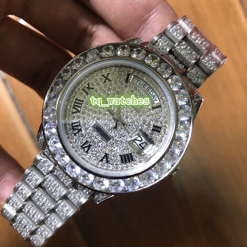 diamond face watch