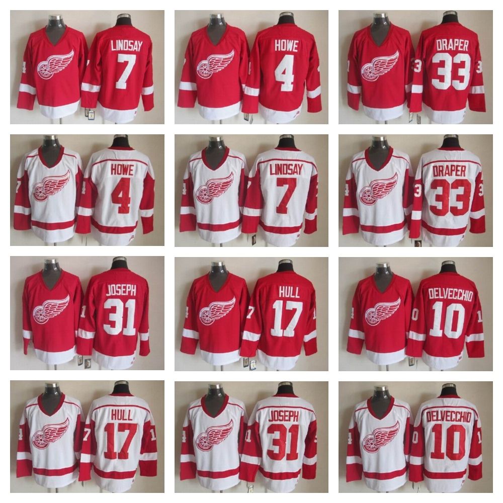 Detroit Red Wings Jersey 4 Mark Howe 