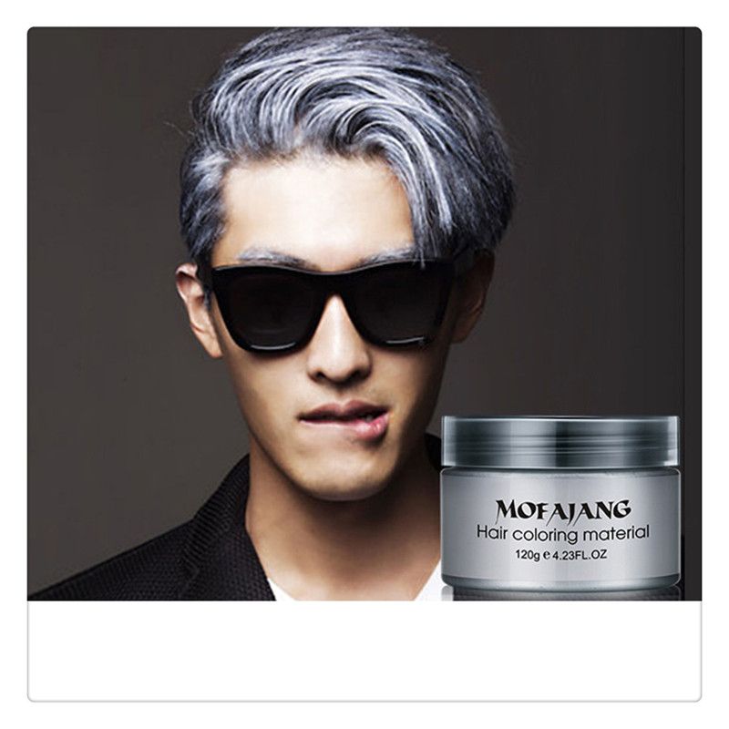 2019 Plant Extracts Hair Pomades Natural Silver Grey Matte
