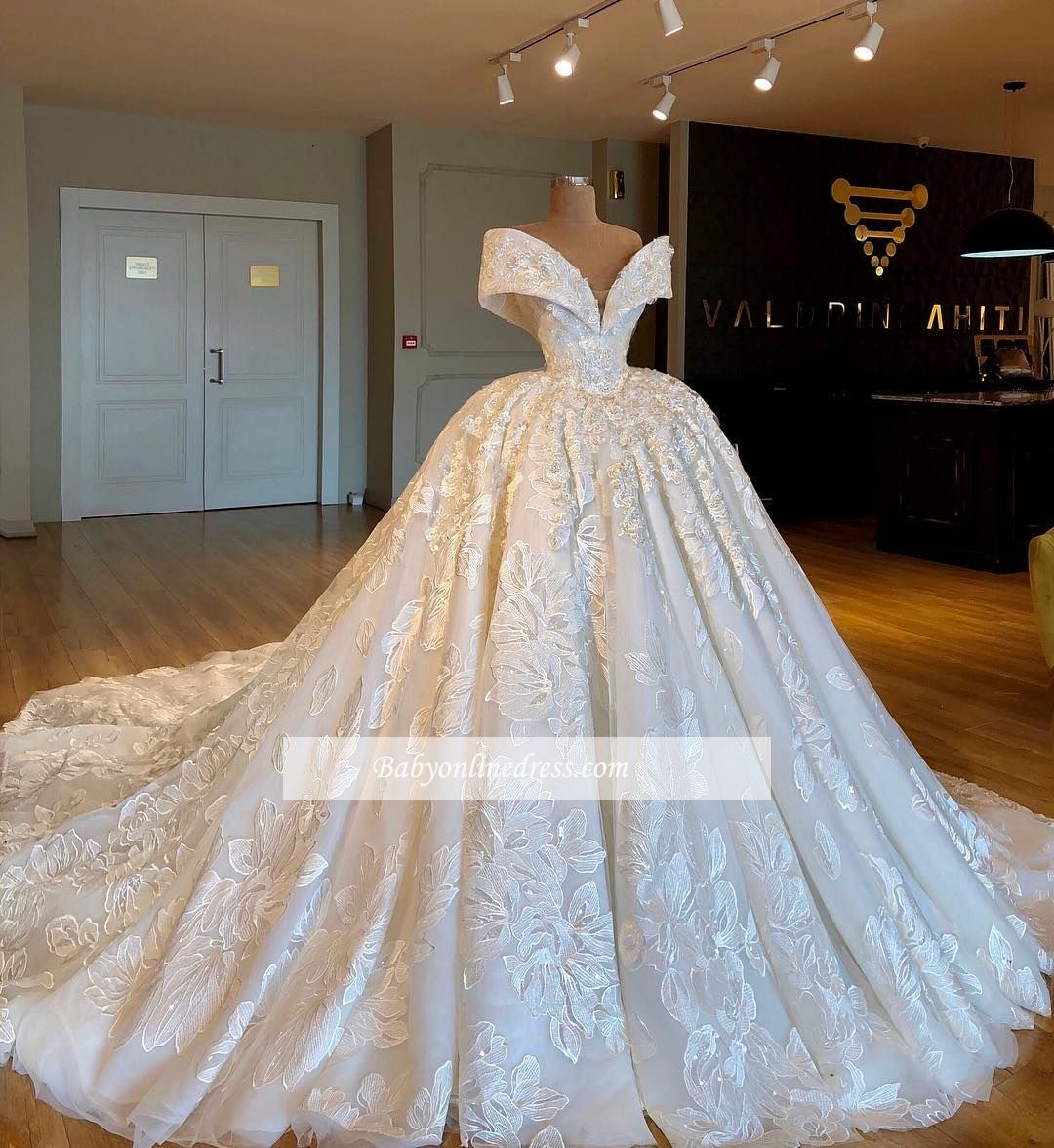 cathedral wedding gown