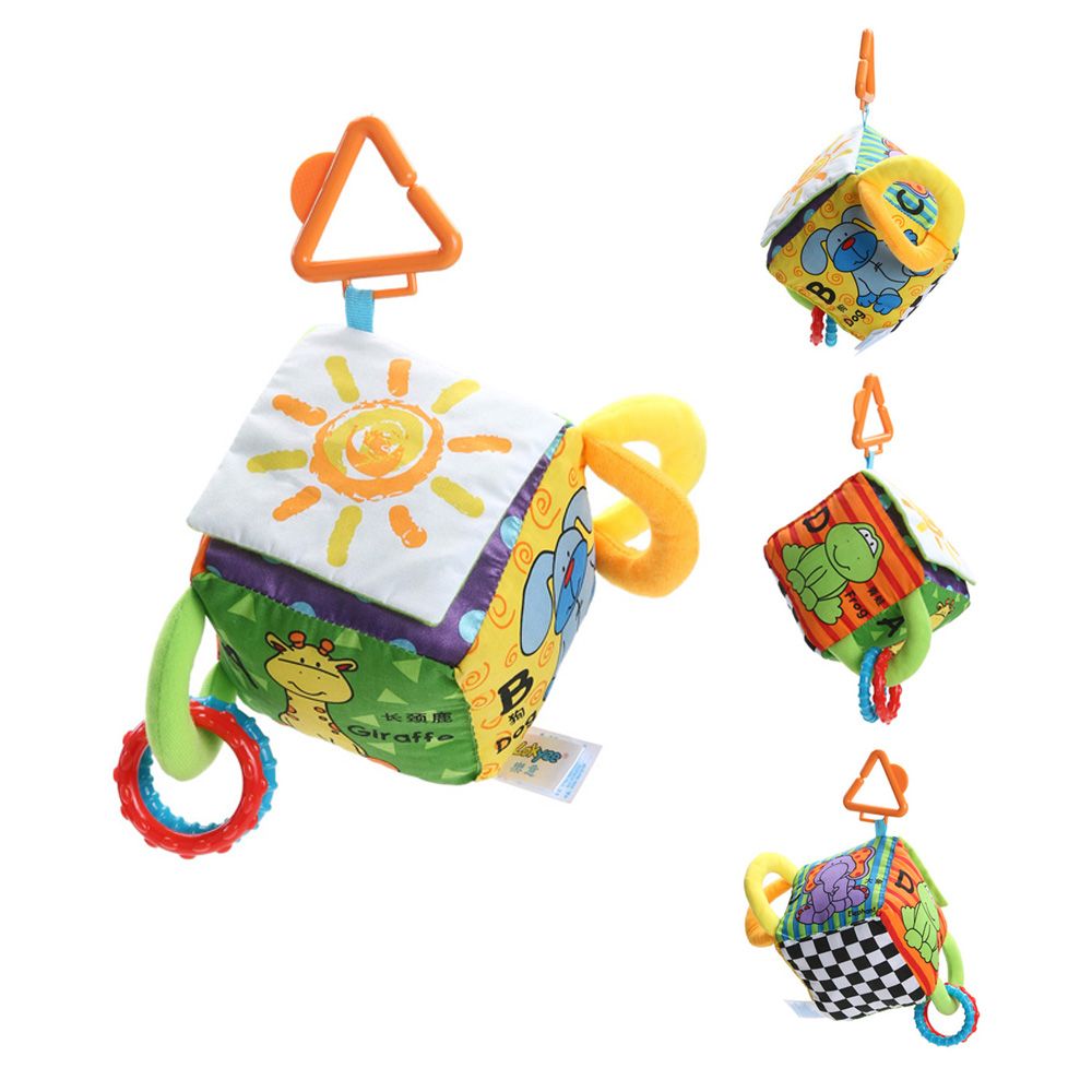 soft cube baby toy