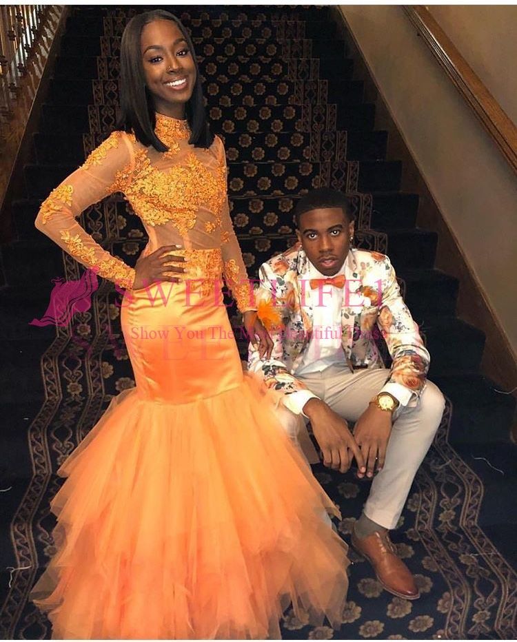 orange homecoming dresses 2019