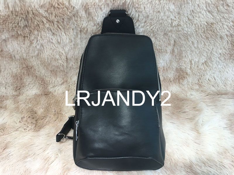Real Leather Men Chest Bag AV. SLING BAG D.GRAP. N41719 Travel Bag