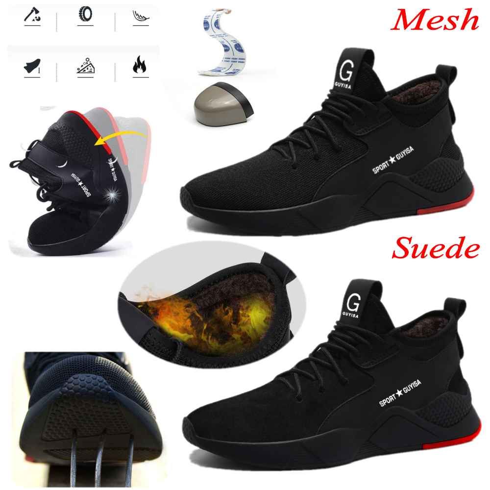 mesh safety trainers