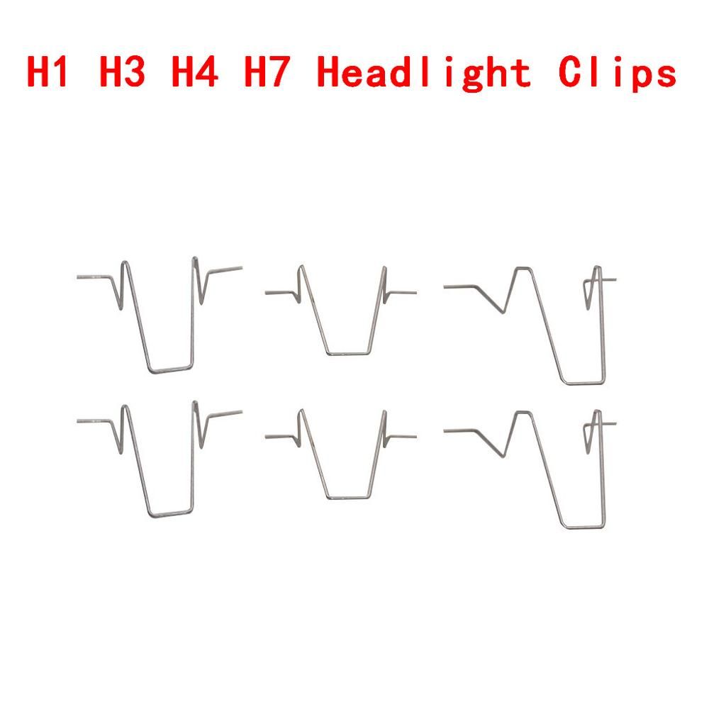 Of Car Headlight Headlamp Light Bulb Retainer Retaining Clips For H1 H3